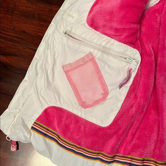 Weatherproof Garment Co White & Pink Quilted Puffer Ski Vest Kids Size 12 - Picture 4 of 16